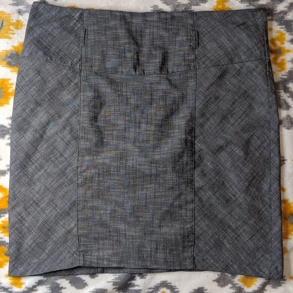 💜5/$25 sz 11 juniors heart soul gray zip up pencil skirt - Picture 1 of 4